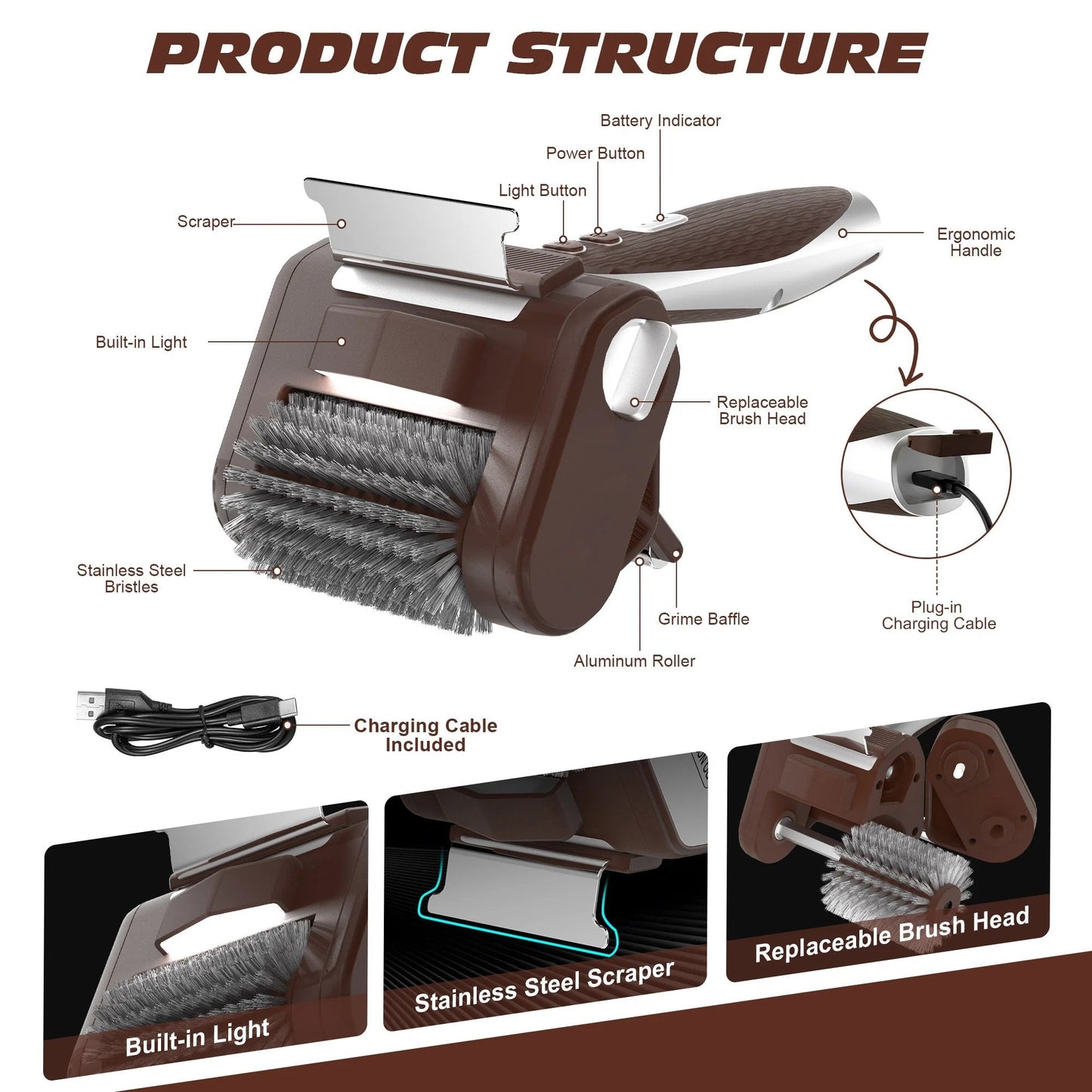 Electric BBQ Pro-Scrubber