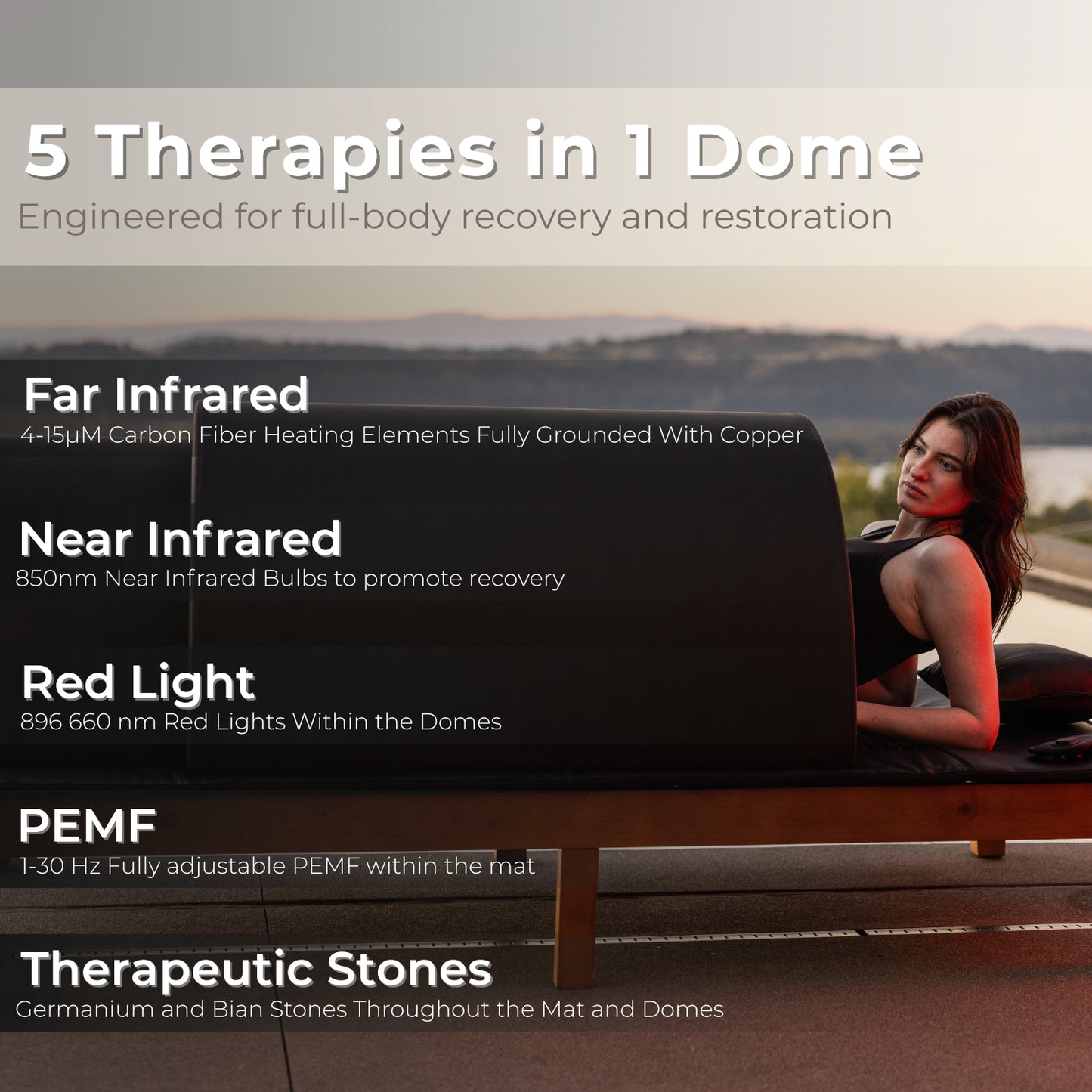 Full Spectrum Infrared Sauna Dome