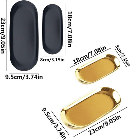 7.09 in × 3.35 in tray